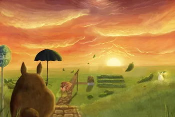 Tonari no Totoro dėlionės Hayao Miyazaki Anime periferinių Užsakymą puzzle 1000 vienetų, Mano kaimynas totoro mediniai žaislai vaikams