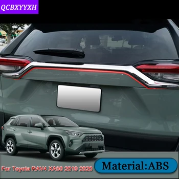 Toyota RAV4 XA50 2019 2020 Automobilių Stiliaus Galiniai Kamieno Apsaugos Uodega bagazines dangtis bagažo skyriaus Darbuotojas Palangės Plokštės Nusitrinti Apdaila Padengti Blizgančiais