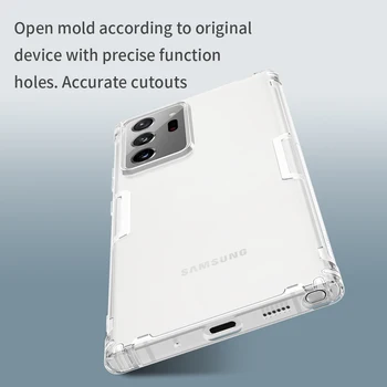 TPU Case for Samsung Galaxy Note20 Ultra 5G Nillkin Pobūdžio Serija Minkštas galinis Dangtelis skirtas Samsung Galaxy Note, 20 Ultra Atveju