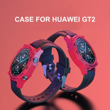 TPU Raštas Bamperis Žiūrėti Padengti Atveju, Huawei GT2 46mm magic2 gt 2 Smart watch priedai Shell Raštas