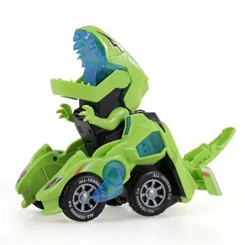 Transformuojamas Dinozaurų Automobilio Traukti Atgal, Elektros Dinozaurų Led Automobilių Universalus Keičia Dinozaurai 
