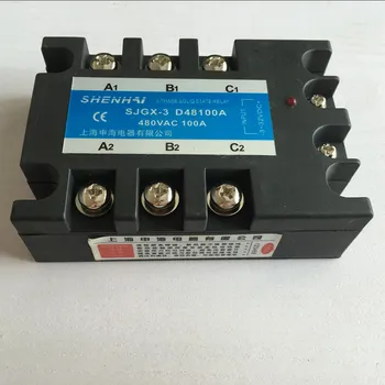 Trijų fazių (solid state relay SJGX-3 D48 100A 480VAC