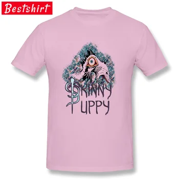 Trišakiai Skinny Puppy Grupė Queen T Shirts Naujovė Dizainas Roko Muzika Hip-Hop Medvilnės Crewneck Vyrų Tshirts Meilės Bučinys