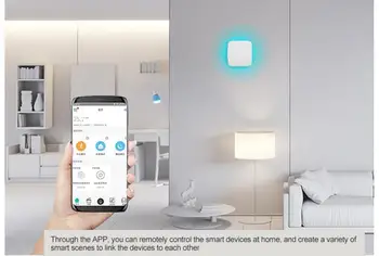 Tuya ZigBee Smart Vartai Hub Wifi Smart Home Tiltas Smart Gyvenimo APP Belaidžio Nuotolinio valdymo pultelis Veikia Su Alexa 