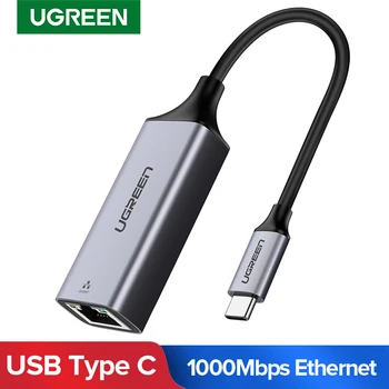 Ugreen USB C Ethernet USB-C RJ45 Lan Adapteris, skirtas 