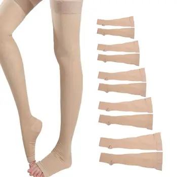 Unisex Atidaryti Kojų Suspaudimas Kojinės Moterims Deginti Riebalus Slim Miegančioji Gražuolė Kojos Atrama Shaper Kojinės Kelią Venų Išsiplėtimas