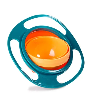 Universal Gyro Bowl Praktinio Dizaino Vaikų Pasukimo Balansas Naujovė Gyro Skėtis 360 Pasukti Pašalinis Įrodymas Kietas Šėrimo Patiekalai