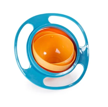 Universal Gyro Bowl Praktinio Dizaino Vaikų Pasukimo Balansas Naujovė Gyro Skėtis 360 Pasukti Pašalinis Įrodymas Kietas Šėrimo Patiekalai
