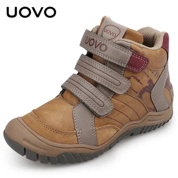 UOVO Prekės vaikams bateliai berniukams sportiniai bateliai, batai, Mid-Cut batai vaikams aukštos kokybės mados sportbačiai vaikams