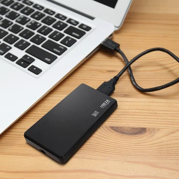 USB 3.0 Kietojo Disko Atveju Mobiliųjų Talpyklų 2.5 colių Serial Port SATA HDD SSD Adapteris Išorinio Langelį Paramos 3TB Laptop Notebook