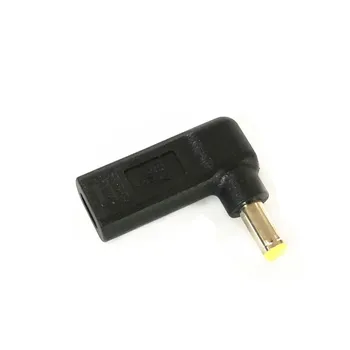 USB 3.1 C Tipo USB-C DC 20V 5.5 2.5 mm & 2.1 mm, 90 Laipsnių Kampu Maitinimo Kištuko PD Emuliatorius Sukelti Įkrovimo Kabelis Lenovo Nešiojamas kompiuteris