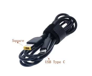 USB 3.1 C Tipo Įkrovimo Kabelis Laido Kampu PD Emuliatorius Sukelti Dc Kištukas Nešiojamas Maitinimo Adapteris, skirtas 