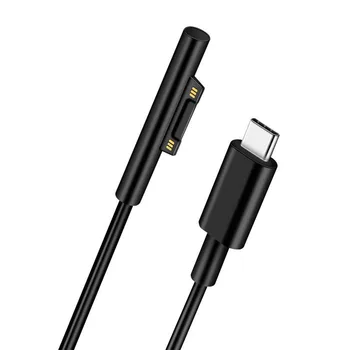 USB Tipas-C Paviršiaus Prijunkite Įkrovimo Kabelis į Paviršių Pro 3 4 5 6 Eiti Book1 Book2 Nešiojamas 15V USB Įkrovimo PD