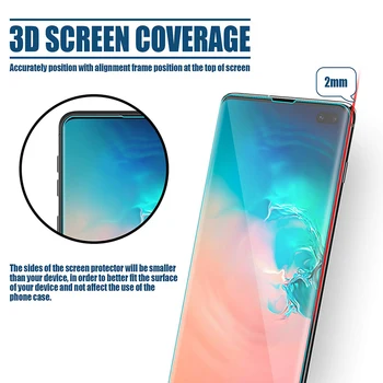 UV Klijai Grūdintas Stiklas Samsung Galaxy S8 S9 S10 S20 Plius 20 Pastaba 8 9 10 Lite Screen Protector For Samsung S20 20 Ultra Filmas