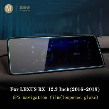 Už Lexus RX 300 350 450h 2016-2020 Automobilių GPS navigacijos kino ekranu Grūdintas stiklas, apsauginė plėvelė Anti-scratch Priedai