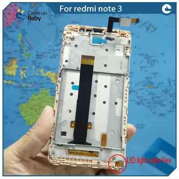Už Xiaomi Redmi 3 pastaba hongmi note3/ Redmi Note3 naujas geriausias LCD Ekranas Jutiklinis Ekranas skaitmeninis keitiklis su Rėmu 148mm
