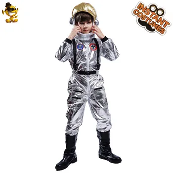 Vaikai Berniukas Astronautų Kostiumai Cosplay Atostogų Berniuko Svetimų Astronautas Drabužiai Vaikams Helovinas Šalis