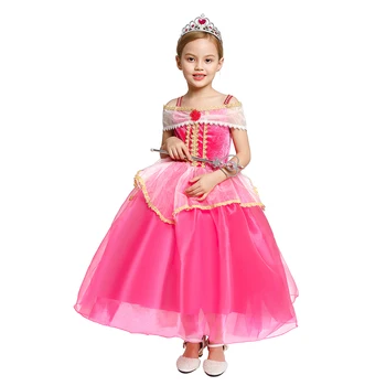 Vaikai Princesė Kostiumas Anna Elsa Fancy Dress Snieguolė Saldainiai Vienaragis Vampyras Kamuolys Suknelė Vaikų Karnavalas Šalies Komplektus Mergina