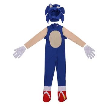 Vaikai Sonic The Hedgehog Kostiumas Helovyno Cosplay Kostiumai Vaikams, Karnavaliniai Šalies Kostiumas Uzpost