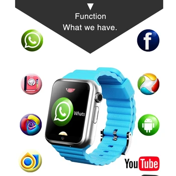 Vaikai Tracker 3G Smart Laikrodžiai Wifi GPS LBS Vietą SD Atminties Kortelės WhatsApp Facebook Muzikos Stebėjimo Vaikas Laikrodis V5W/V7W