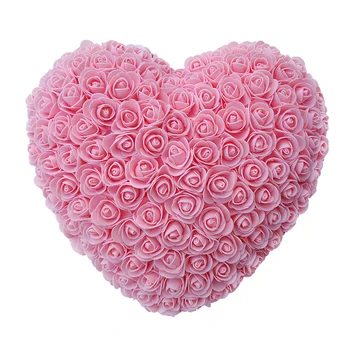 Valentino Dienos Dovana 30x30cm Saldus Širdies Rose Red Rose Meškiukas Rožių Gėlių Dirbtinis Dovanos Moteriai, Valentino Dovana Gimtadienio Gif