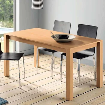 Valgomojo stalo vyšnių Spalvos modernaus stiliaus blaivus dizaino 150x80x75 cm