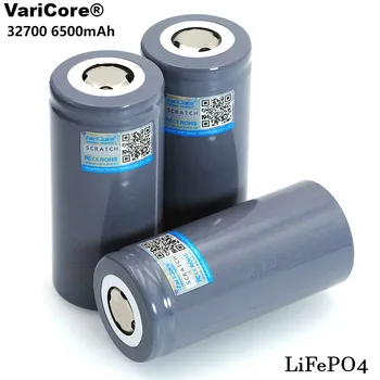 VariCore 3.2 V 32700 6500mAh LiFePO4 Baterija 35A Nuolat Išleidimo Didžiausias 55A Didelės galios baterija