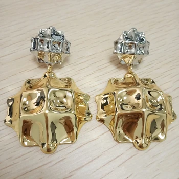 VARIO, aukso auskarai papuošalai KARŠTO dizainas afrikos moterų Auskarai vestuvių dovaną, didelio DYDŽIO, auskarai