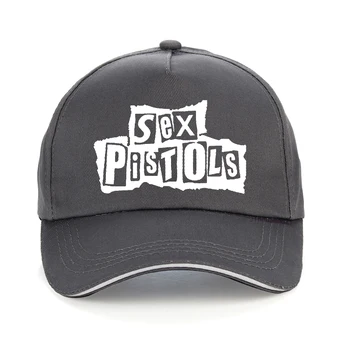 Vasarą NAUJAS Punk rock Sex Pistols beisbolo kepuraitę Vyrų, moterų Roko grupės hip-hop bžūp Vyrų snapback skrybėlę Prekės Spausdinimo Tėtis skrybėlės gorras