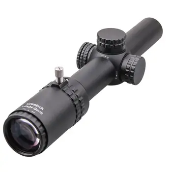 Vektoriaus Optika Gen2 Grimlock 1-6x24 BDC (ŽŪM) Balistinių Tinklelis Šautuvas taikymo Sritis Centro Dot Apšviestas CQB Riflescope .223 AR15 .308
