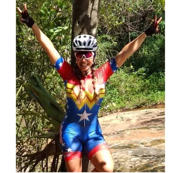 VEZZO moterų dviračių jumpsuit dviračių skinsuit trumpas rankovės tri kostiumas ropa de ciclismo mujer dviračių lenktynių komandos apranga mtb drabužiai