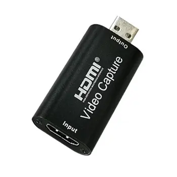 Video Capture Card USB 2.0 HDMI Video Grabber Įrašyti Box Black DVD Vaizdo Kameros Įrašymo Live Transliacijos