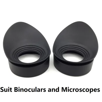 Viena Pora Žiūronai Gumos Akių Puodeliai Akių Apsaugai Kepurės Vidinis Skersmuo 40 mm Mikroskopo Okuliarą Teleskopai Antdėklai