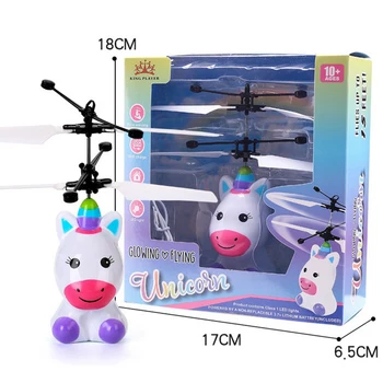Vienaragis Drone RC Patalpų Vaikams Žaislas Plaukioja Sraigtasparnis USB Įkrovimo LED