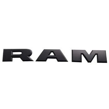 Vienas rinkinys bagažinės emblema Nauja Ir Aukštos Qaulity 3D Bagažinės Ram Emblema Apdaila Galinio Raidžių RINKINYS, 3-2018 Dodge Ram 1500