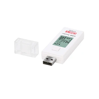 VIENETO UT658 USB Skaitmeninės Srovės Įtampos Testeriai U Disko Gydytojas Įkrovikliai Voltmeter Ameter Pajėgumų MAX 9V Duomenų Saugojimo Apšvietimas