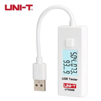 VIENETO UT658B USB LCD Digital Power Testeris, Matuoklis Srovė Stebėti Analizė