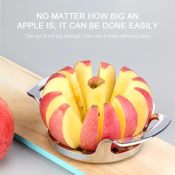 Virtuvės Apple Slicer 12-ašmenis Nerūdijančio Plieno Apple Cutter Tvirtas ir Aštrus Supjaustyti Vaisių Artefaktas Vietoje, virtuvės reikmenys, naujas 22*