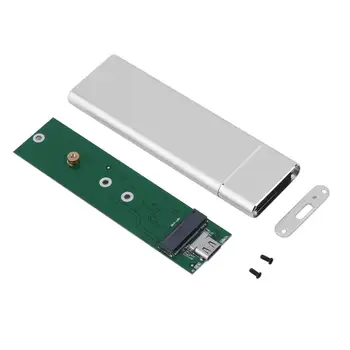 VODOOL M2 VSD Atveju, USB 3.1 C Tipo su M. 2 NGFF SSD Talpyklos Adapteris 6Gbps Išorinį Standųjį Diską, Bylos Tipas-C 3.1 B-Raktas M. 2 SSD Dėžutę