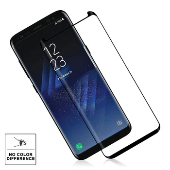 Vothoon Grūdintas Stiklas Samsung Galaxy S8 S9 Plus Pastaba 8 9 3D Full Lenktas krašto Screen Protector(Ne Pilnas draudimas)