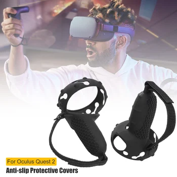 VR Priedai Silikono Apsaugos Dangtelis Oculus Quest2 VR Touch 