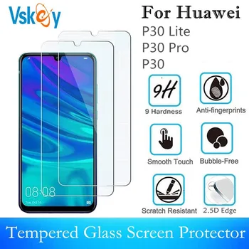 VSKEY 10VNT 2.5 D Grūdintas Stiklas Huawei 30 Screen Protector Anti-Scratch Apsauginė Plėvelė Huawei 30 Lite