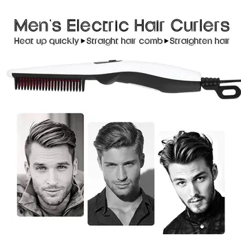 Vyriški Elektros Hair Curler Barzda Šukos Barzdos Formavimo Stiliaus Šabloną Šukos Vyrų Lankstymo Barzda Šukos Grožio Salonas Stilius Įrankis