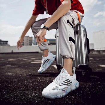 Vyriški laisvalaikio bateliai krepšinio batai vyriški lauko sporto sprogimų spalvinga pūsti mados kvėpuojantis didelio dydžio sportiniai bateliai