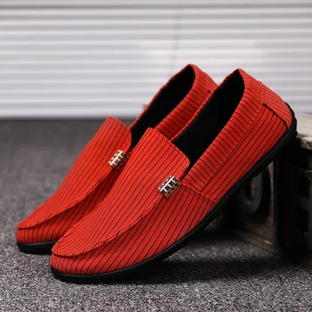 Vyriški oficialų batai Mokasīni, odiniai batai drobė batai vasarą vaikščioti Pėsčiomis formalių batų kvėpuojantis minkštas padas lengvas 41