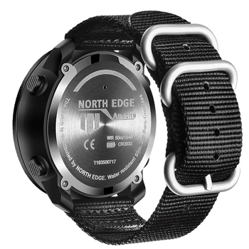 Vyrų sporto Smart WatchRunning Plaukimo Karinės Armijos laikrodžiai Aukštimatis, Barometras, Kompasas vandeniui 50m Skaitmeninis SmartWatch