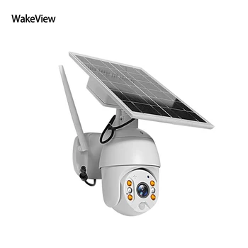 WakeView HD 1080P 4G Baterijos Saulės Lauko vaizdo Kameros Apsaugos Priežiūros Wifi-Cam Namų Apsaugos Kamera, Vandeniui PIR mobile app