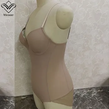 Wechery Sklandžiai Skustukai Moterų Lieknėjimo Vienas Gabalas Shapewear Sexy Push Up Juosmens Treneris Bodysuit Seksualus Bodyshaper