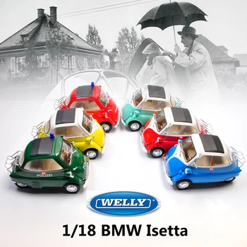 WELLY 1:18 Mastelis Diecast Automobilio BMW Isetta Treniruoklis Classic 