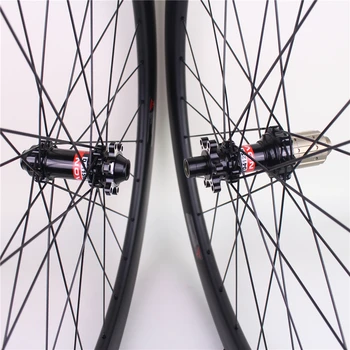 Winowsports 47mm tubeless anglies žvyro dviratį aširačio super stifiness cyclocross ratų stebulės novatec D411 D412 lengvas varantys